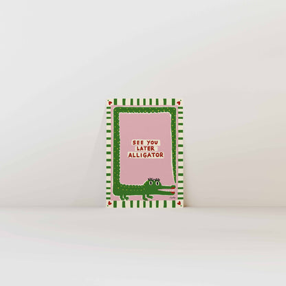 Nephthys Illustrert plakat, See you Later Alligator – A4