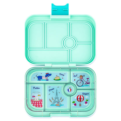 Yumbox matboks med 6 rom, Original - Serene Aqua / Paris tray