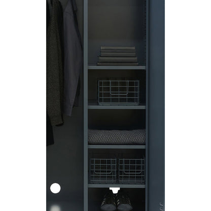 Mustard Made Baskets, sett med 3 trådkurver - Slate