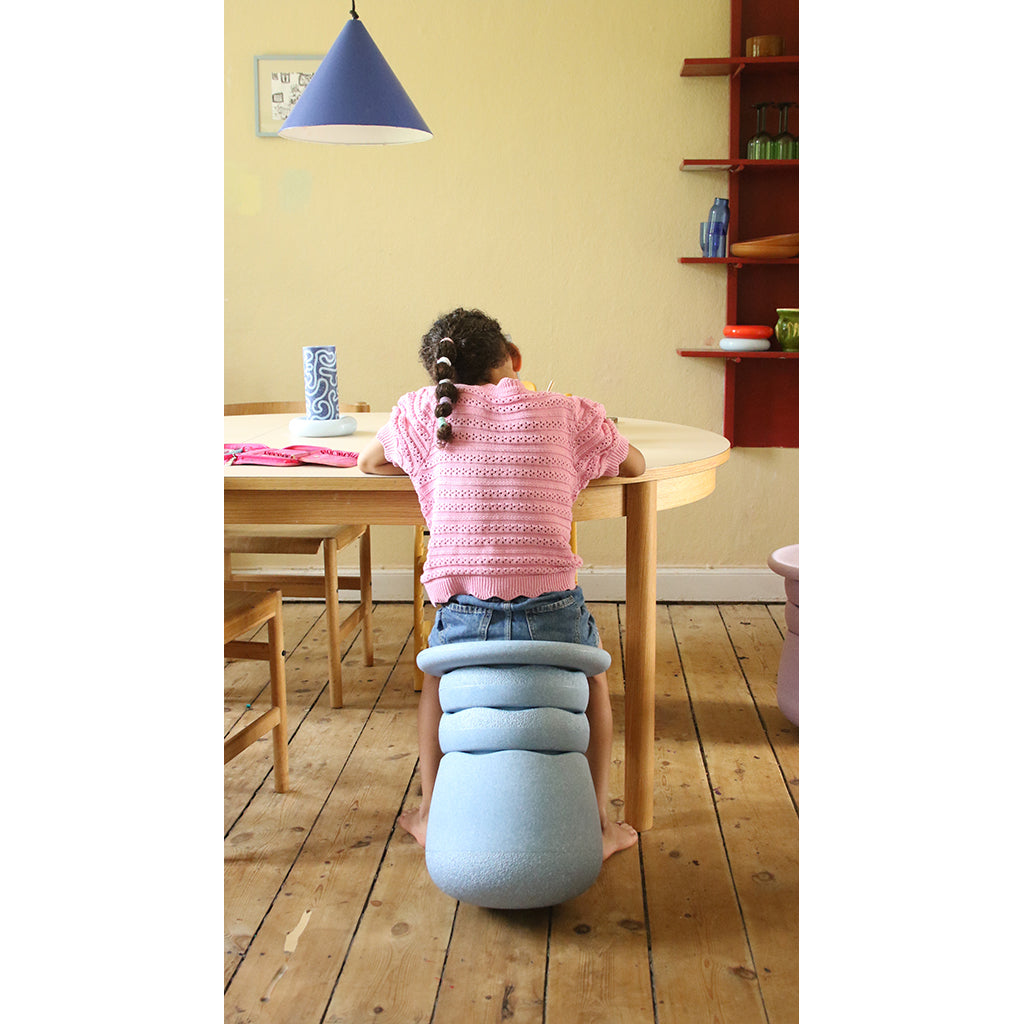 Stapelstein® Dynamic all lyseblå, balansekrakk