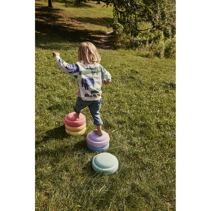 Stapelstein® Original regnbue pastell