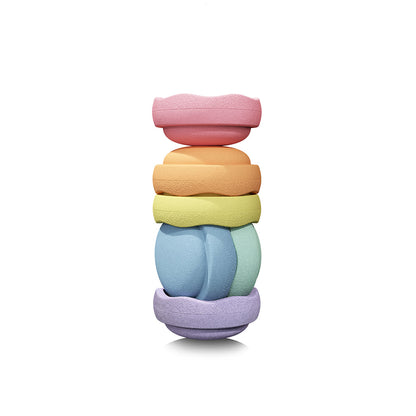 Stapelstein® Original regnbue pastell