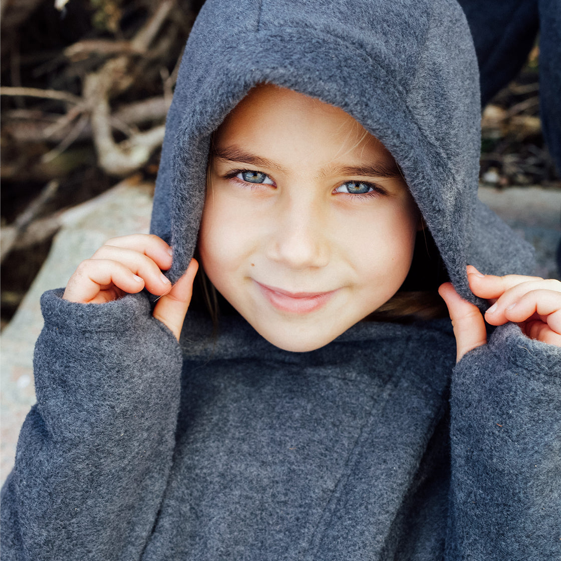 Karmameju jumpsuit til barn, fleece - str. 3-10 år