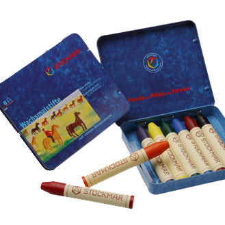 Stockmar bivoksfarger, stifter - 8 stk