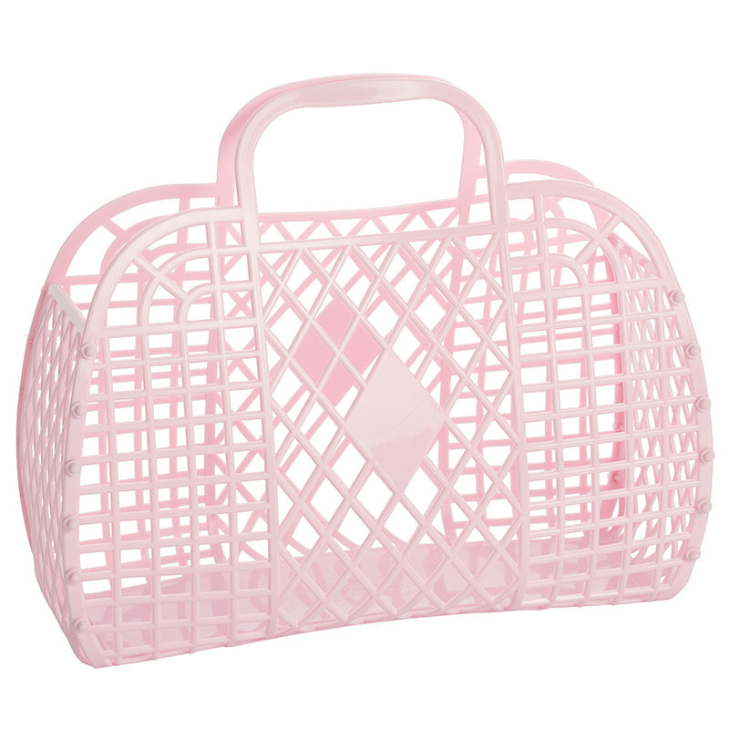 Sun Jellies Retro kurv, stor - Pink