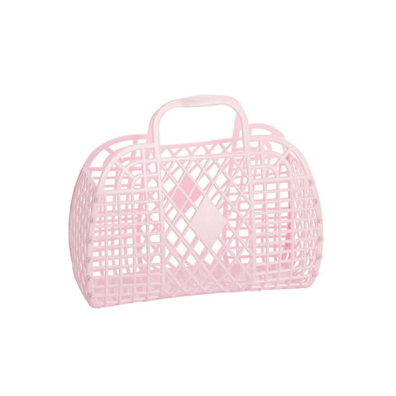 Sun Jellies Retro-kurv, liten - Rosa