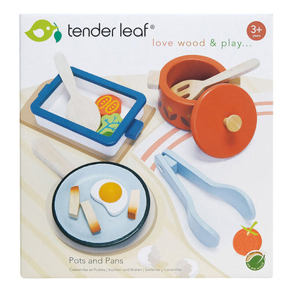Tender Leaf, Lekemat i tre - Gryter og panner