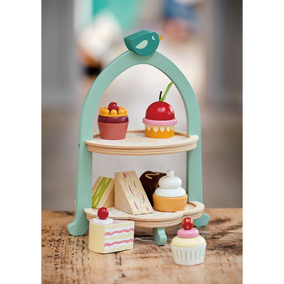 Tender Leaf, Lekemat i tre, Etasjefat med bakverk - Birdie