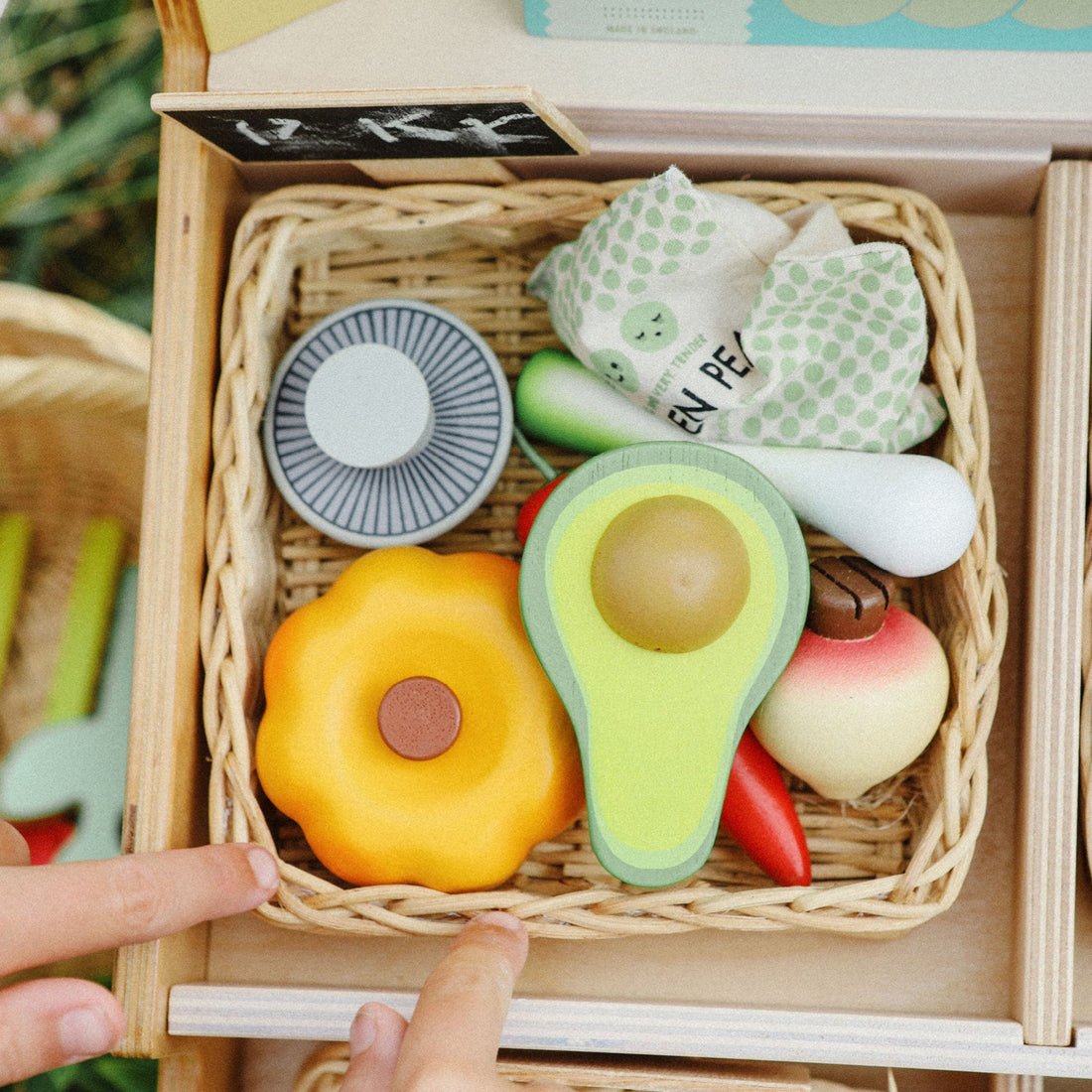 Tender Leaf, Lekemat - Kurv m. grønnsaker