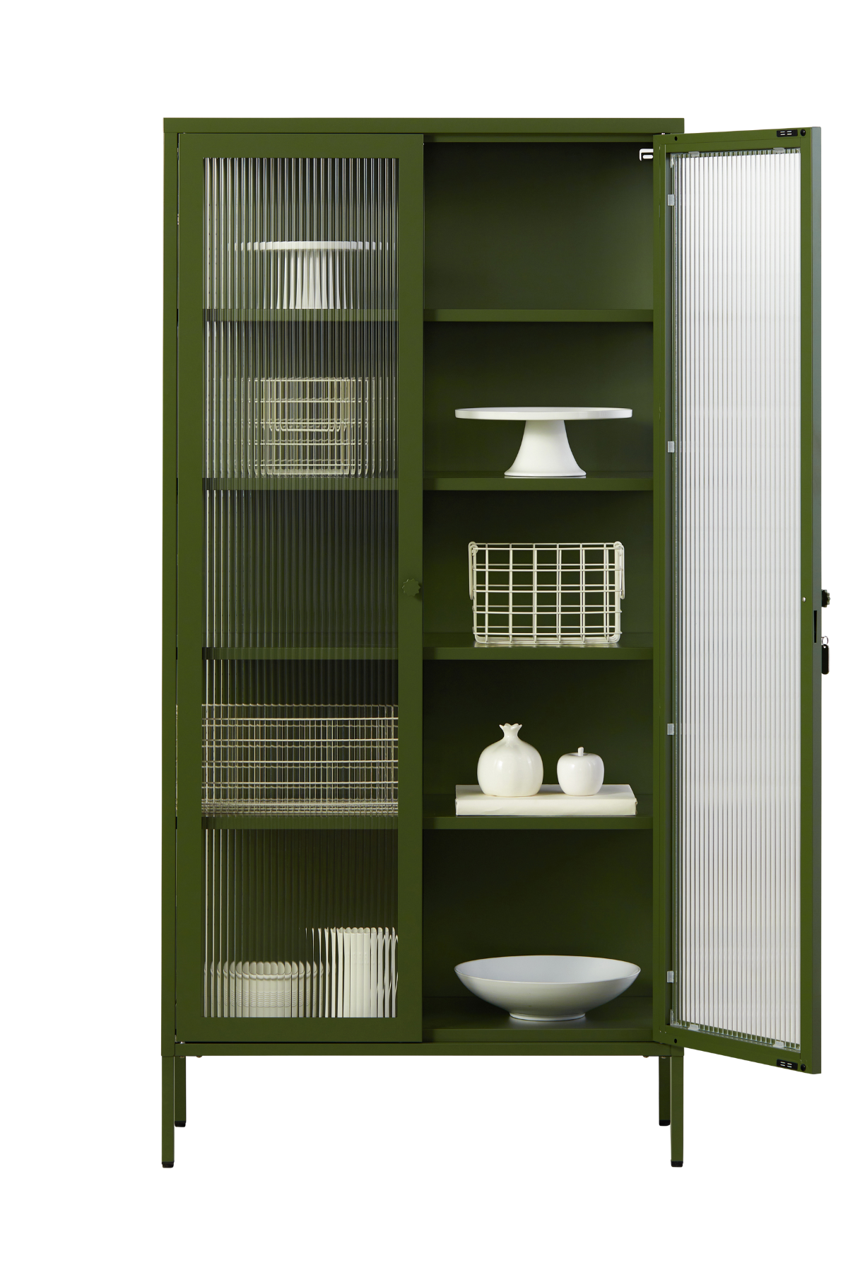 Mustard Made The Collector, Vitrineskap - Olive