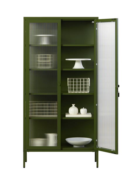 Mustard Made The Collector, Vitrineskap - Olive