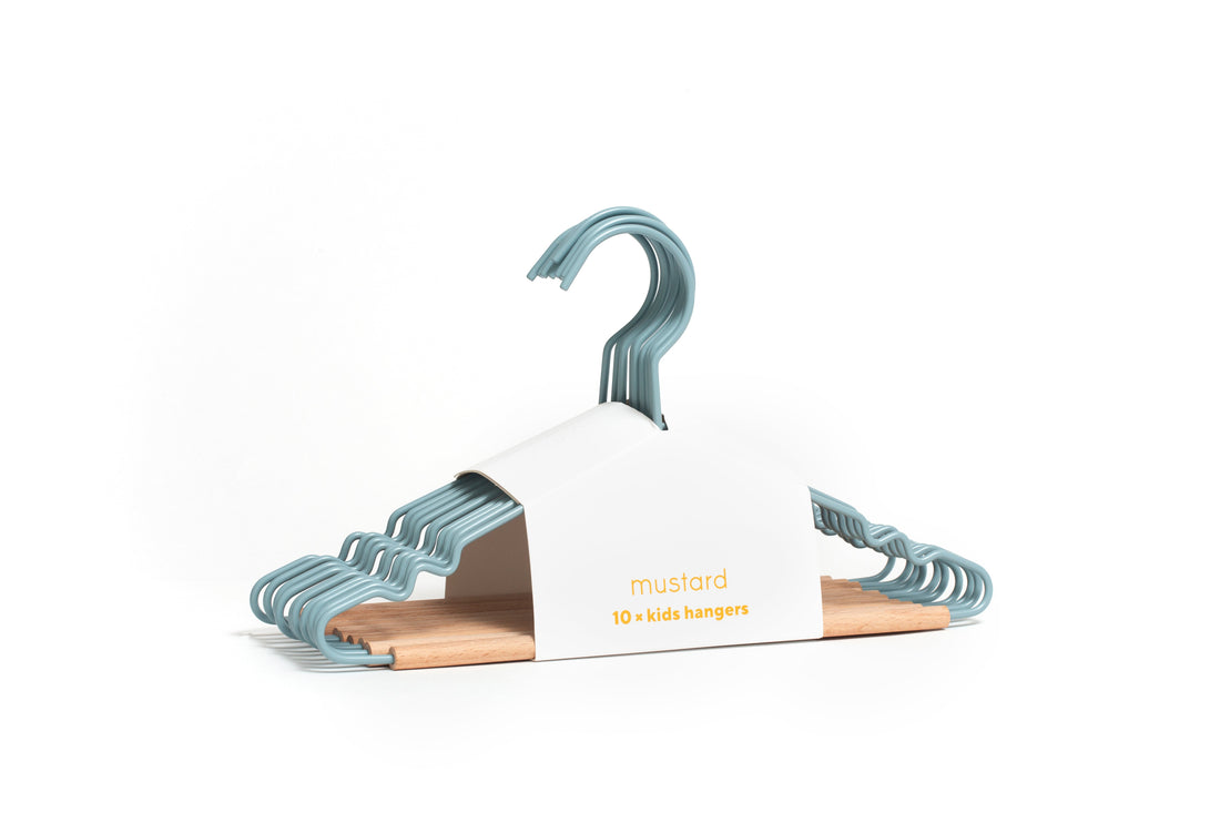 Mustard Made Kids top hangers, 10-pak børnebøjler - Ocean