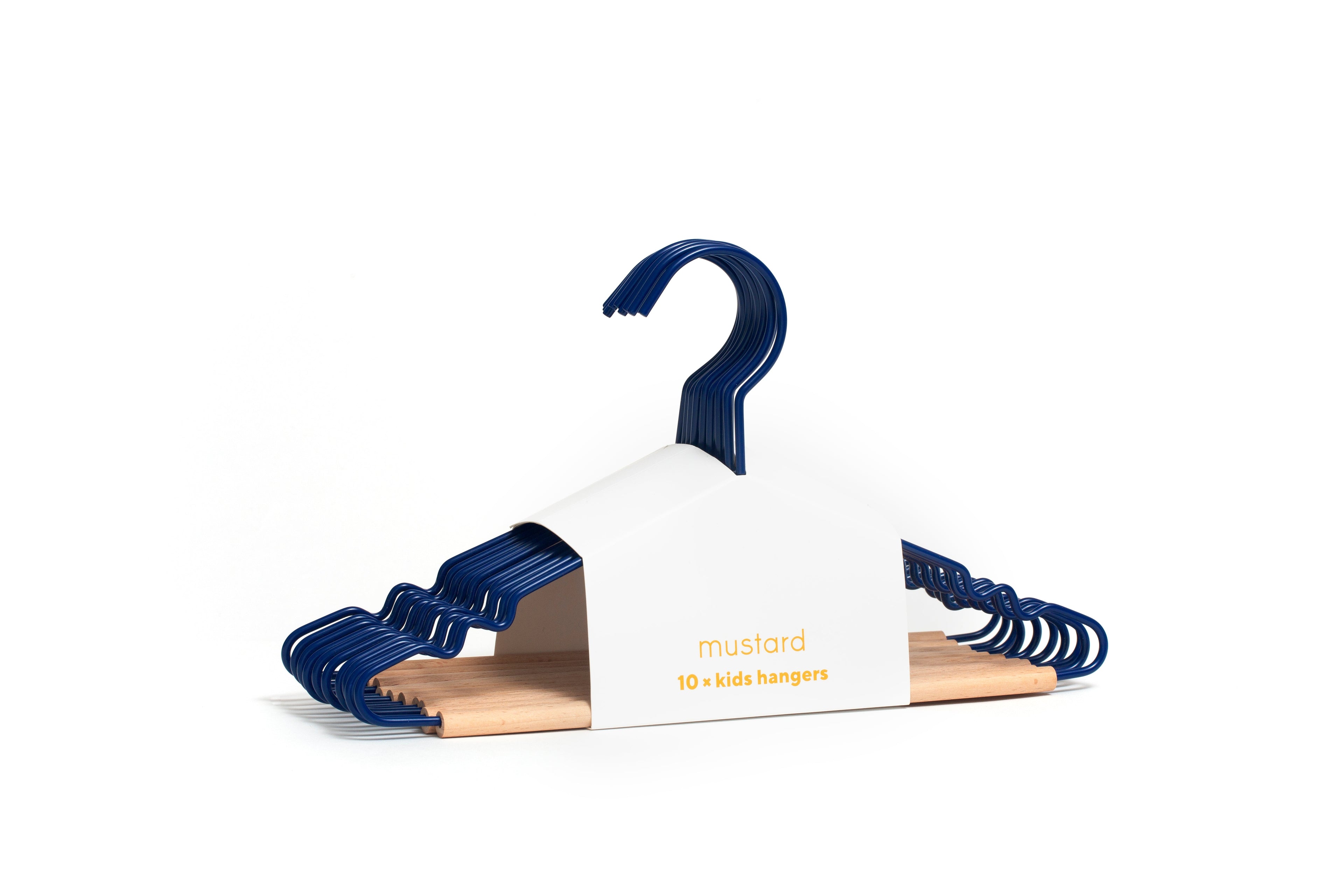 Mustard Made Kids topphengere, 10-pakning barnekleshengere - Navy