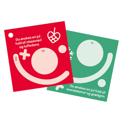 Til-og-fra-kort med lotteri, 6 stk. – Støtt Danske Hospitalsklovne