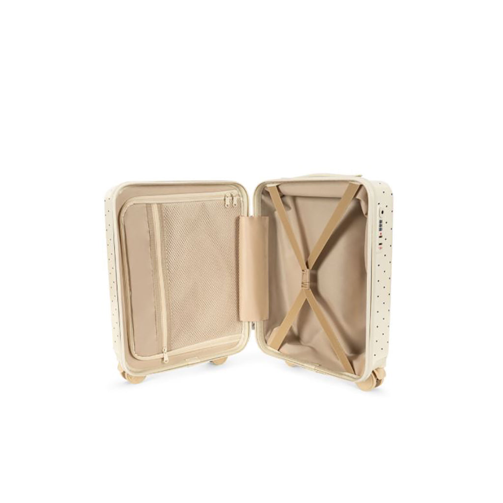 Konges Sløjd koffert, Trolley - Navy Dots