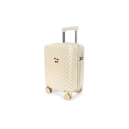 Konges Sløjd kuffert, Trolley - Navy Dots