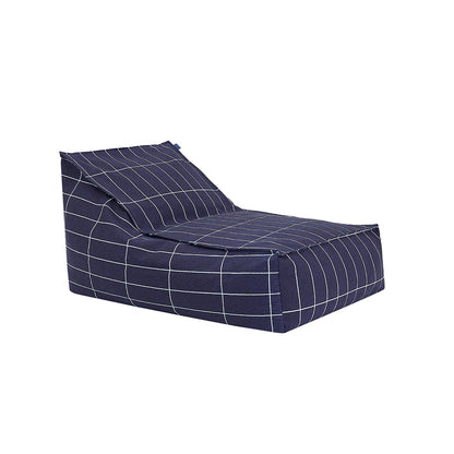 Nobodinoz Vibes lang sakkosekk, voksen - Navy blue Grid