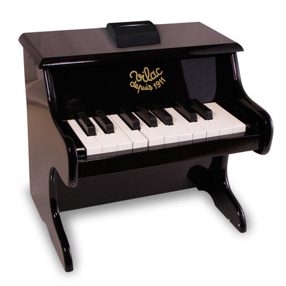 Vilac klaver i tre, svart