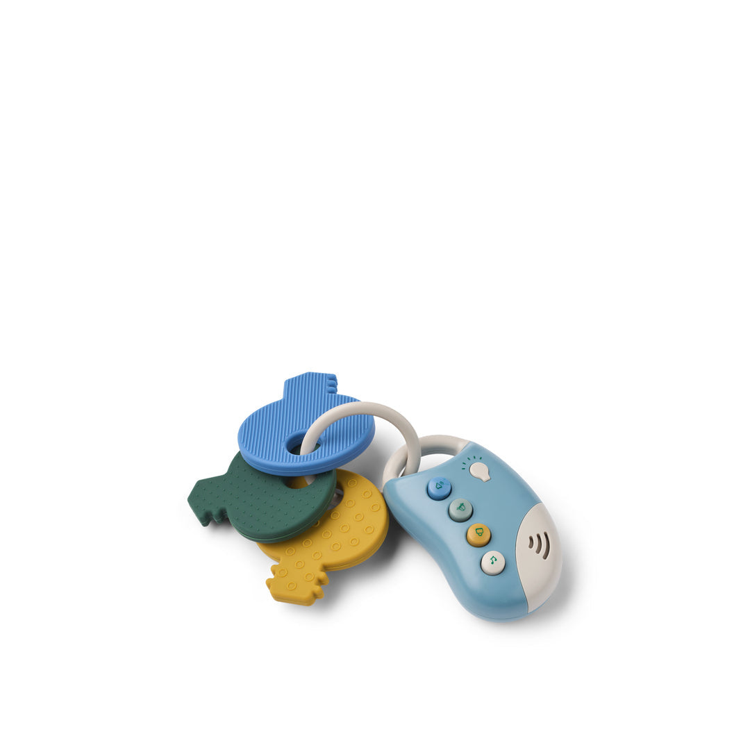 Liewood Vroom-bilnøkler – Beach Blue Multi Mix