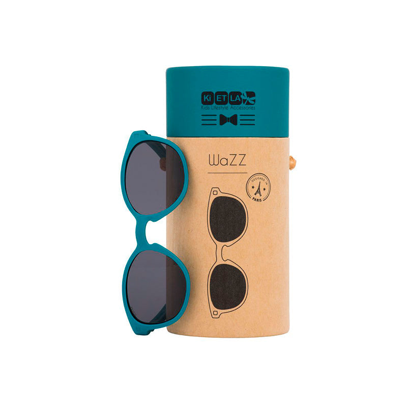 Ki ET LA babysolbrille, Wazz - 1-4 år - Peacock blue
