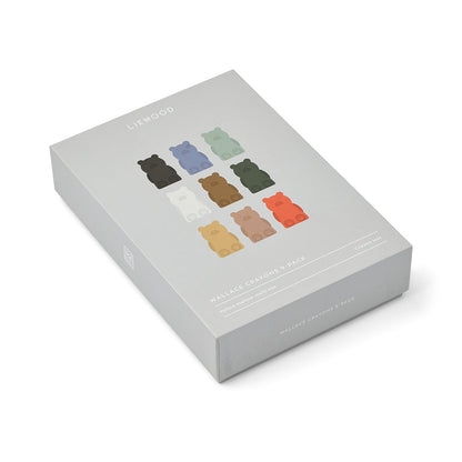 Liewood Wallace voksfarger, 9-pak - Yellow mellow multi mix