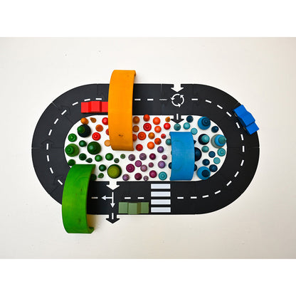 Waytoplay bilbane i gummi, 12 deler - Ringroad