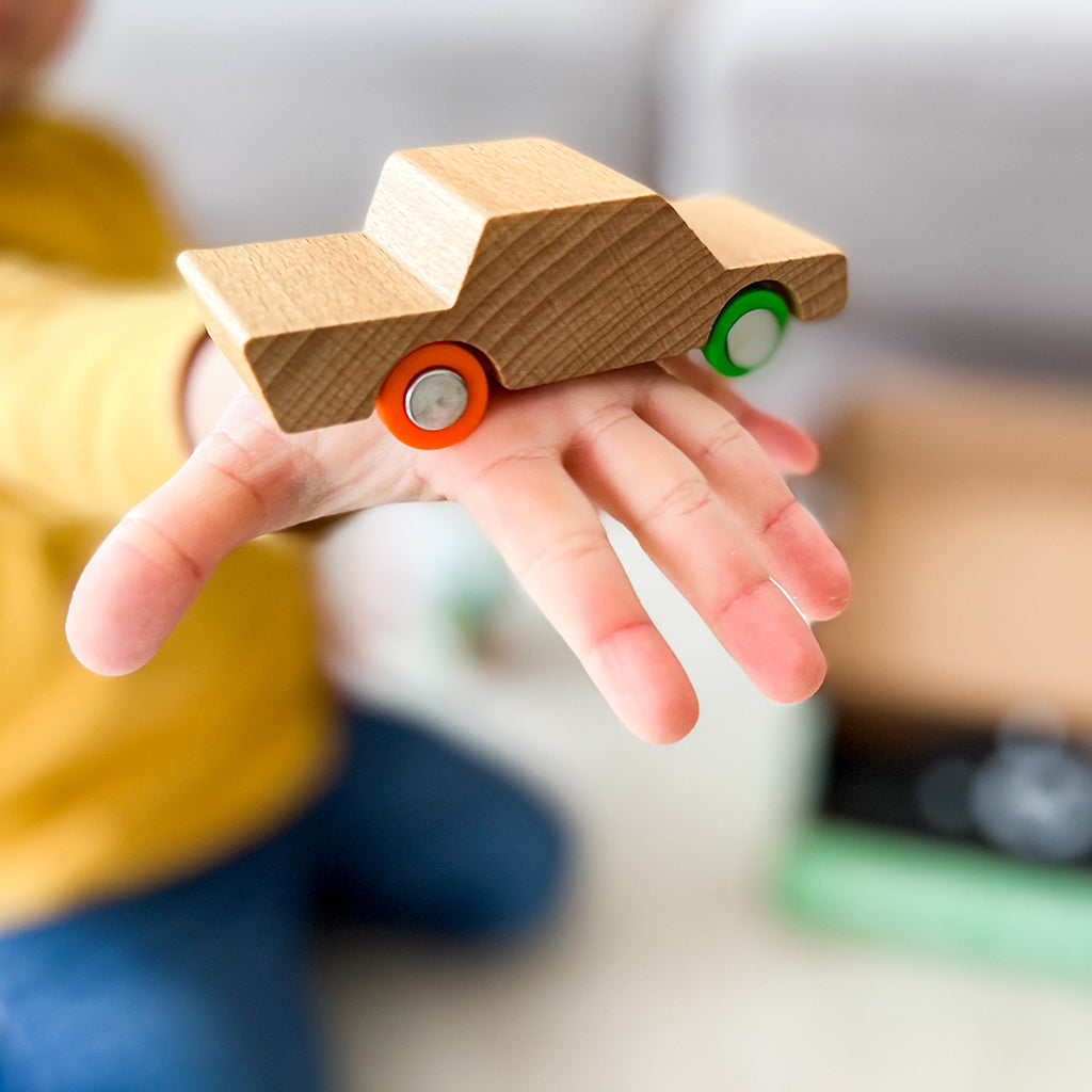 Waytoplay bilbane i gummi, 24 deler - Highway car edition
