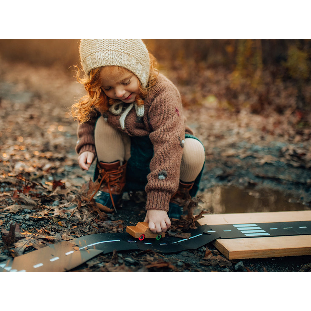 Waytoplay bilbane i gummi, 24 deler - Highway car edition