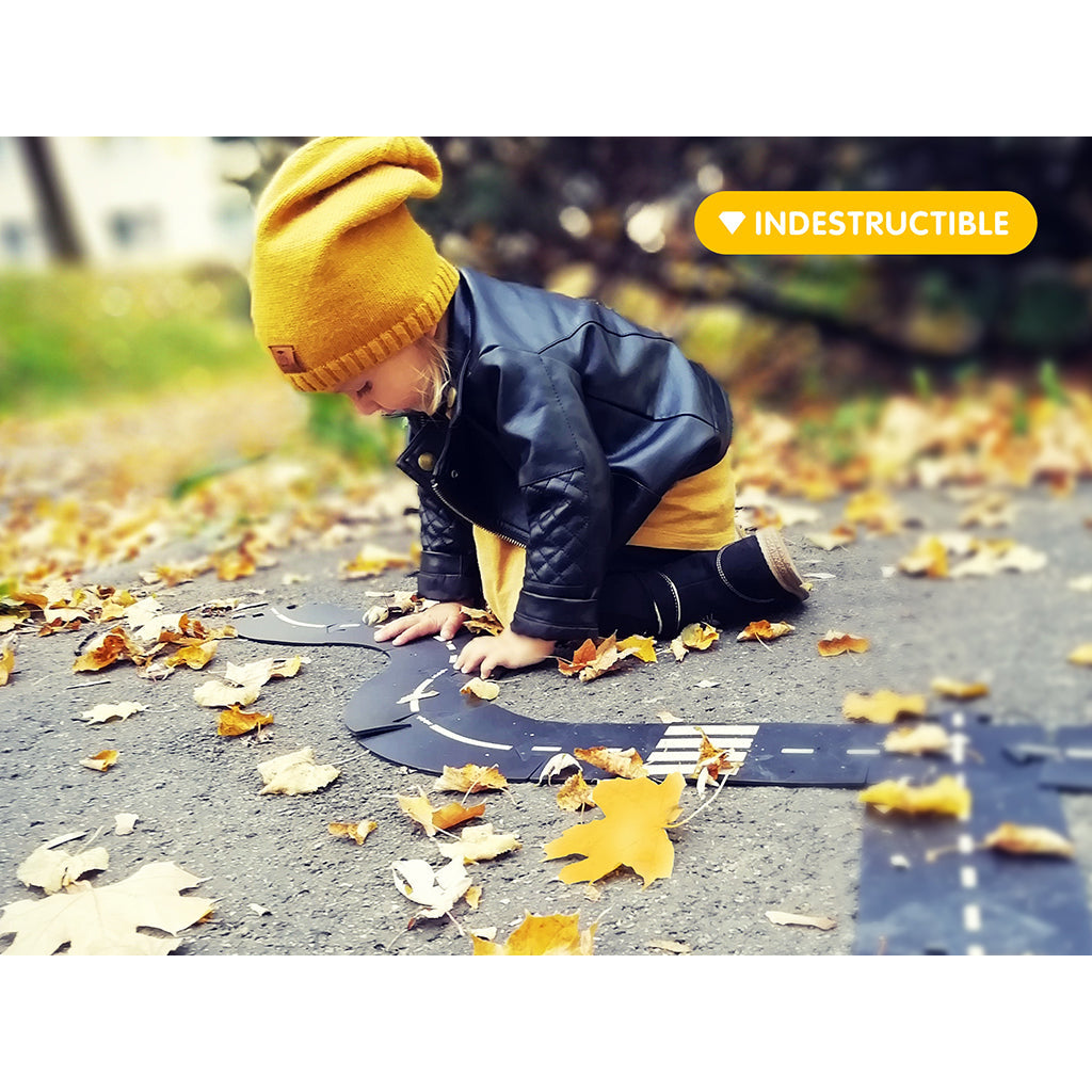 Waytoplay bilbane i gummi, 40 deler - King of the road