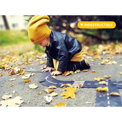 Waytoplay bilbane i gummi, 40 deler - King of the road