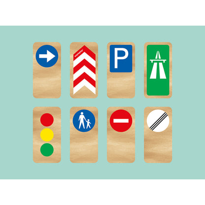 Waytoplay trafikkskilt, 8 deler