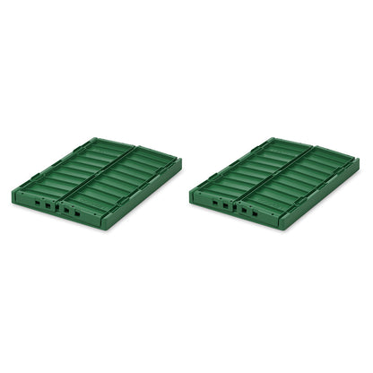Liewood Weston foldekasse M, 2-pk - Garden green