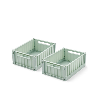 Liewood Weston foldekasse S, 2-pak - Light Peppermint