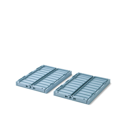 Liewood Weston sammenleggbar kasse S, 2-pakning - Beach blue