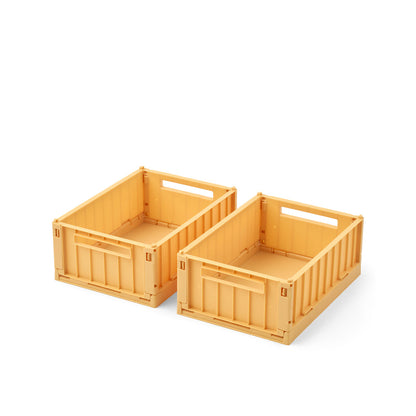 Liewood Weston sammenleggbar kasse S, 2-pakning - Yuzu