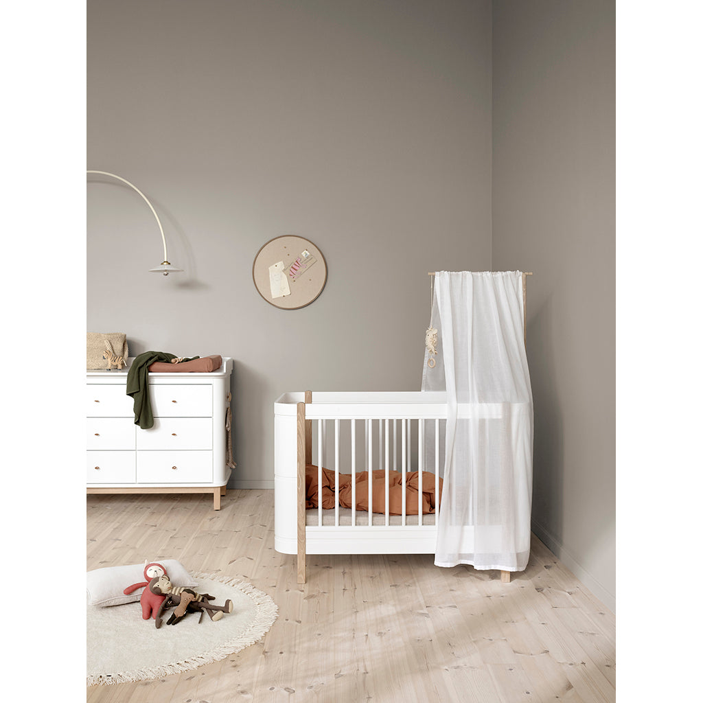 Oliver Furniture Wood Mini+ basic sengehimmel, Hvit