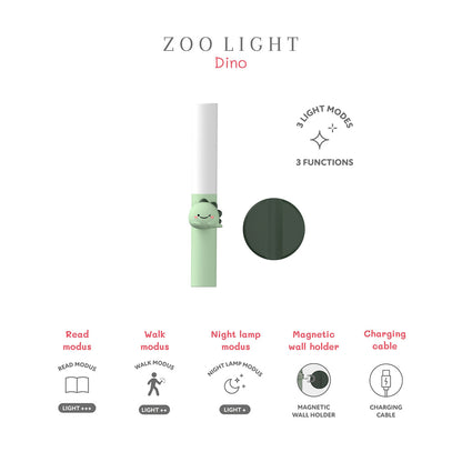 The ZooFamily, Zoo light, Lommelykt - Dino