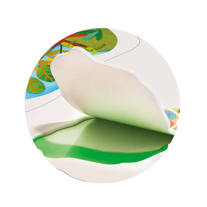 mierEdu - Jelly Klistremerker 31 stk - Flyttbare - Ville dyr