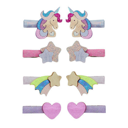 Mimi &amp; Lula 8 Hårclips - Unicornland