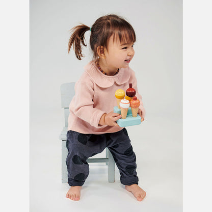 Mentari, Lekemat i træ, 4 isvafler - Sunny Gelato