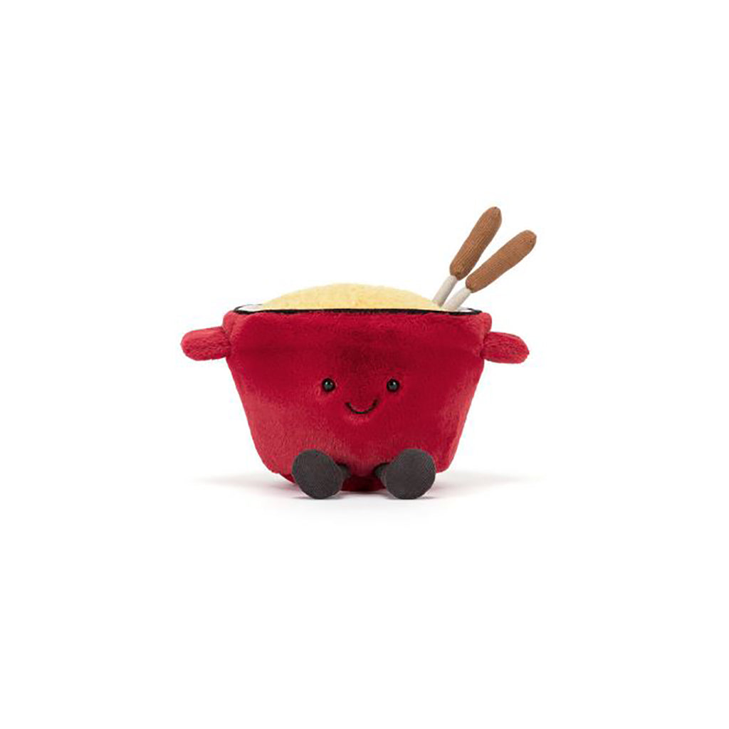 Jellycat bamse, Amuseables Food, Ostefondue - 20 cm