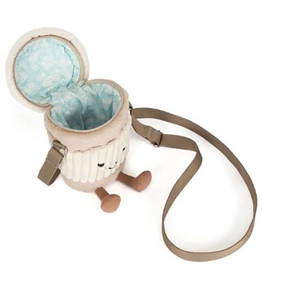 Jellycat-barneveske, Amuseables Perkle Coffee skulderveske