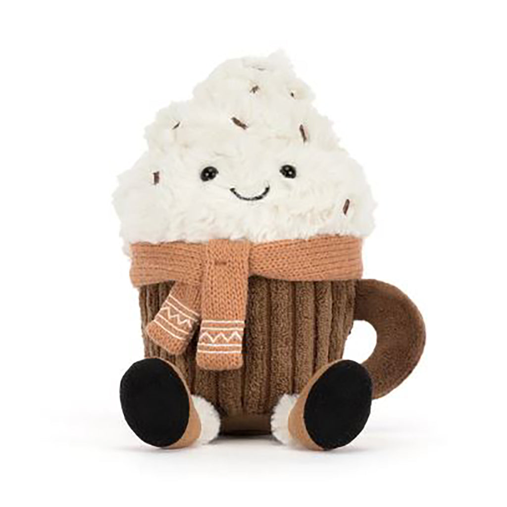 Jellycat-bamse, Amuseables Hot Chocolate - 19 cm