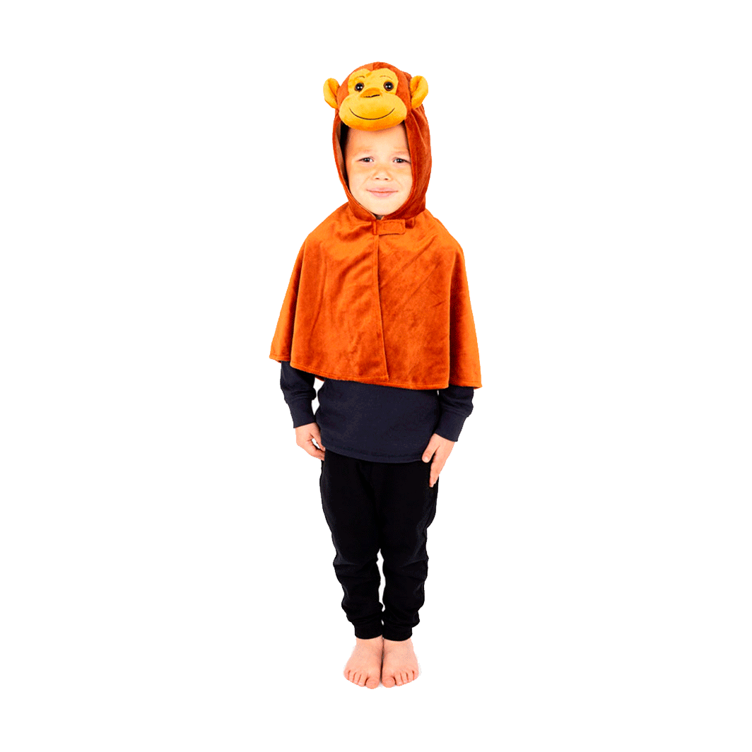 Pretend to bee kostyme, dyrekostyme, ape - Str. 3-7 år