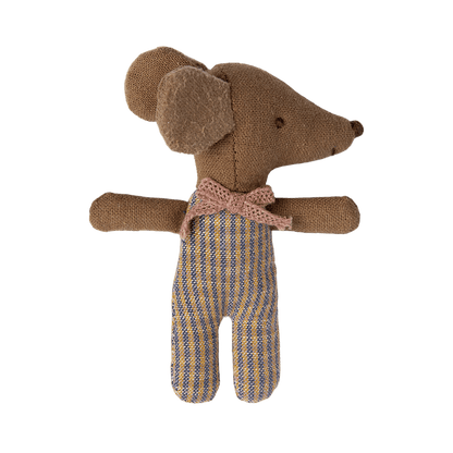 Maileg Sove/våken babymus i fyrstikkeske - Rosa