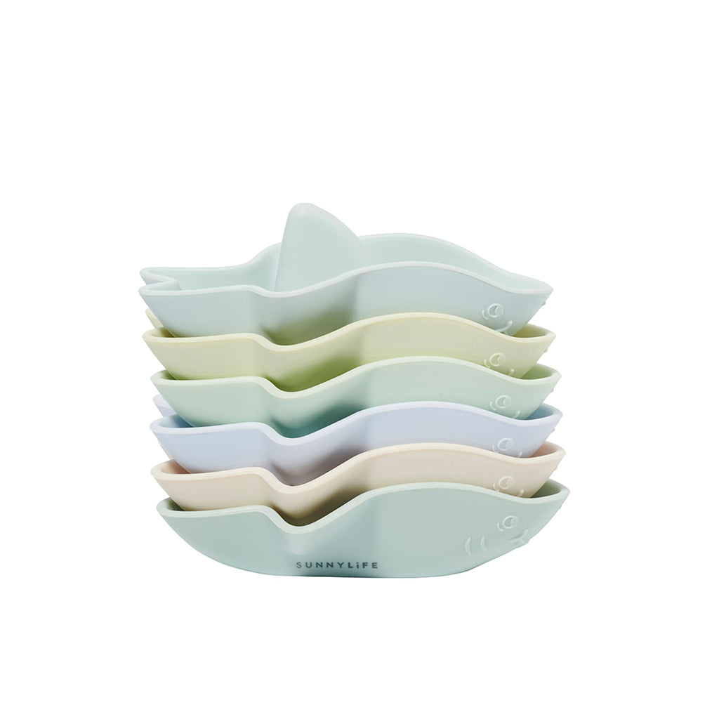 Sunnylife badeleketøy, Flytende båter - Float the sea - Blue/lime