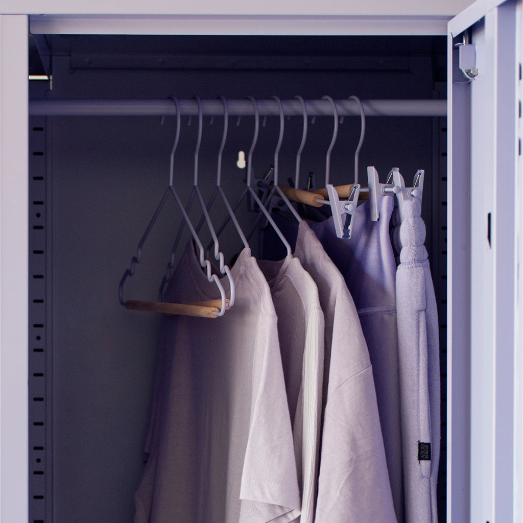 Mustard Made Kids top hangers, 10-pak børnebøjler - Lilac