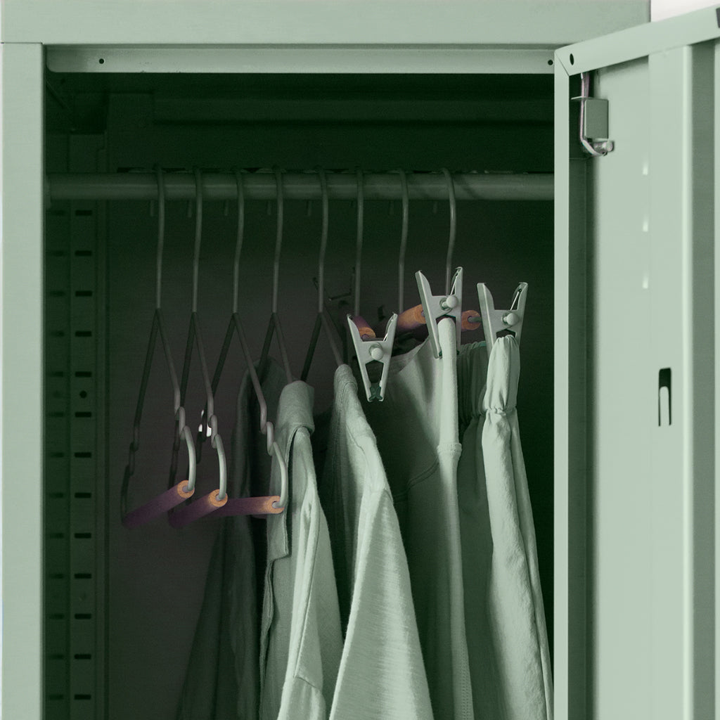 Mustard Made Kids top hengere, 10-pak barnekleshengere - Sage