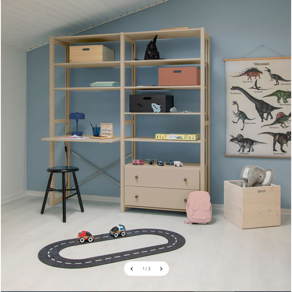 By Aulum Agger Deluxe Stigestol m. skrivebord, flere str. - Sand