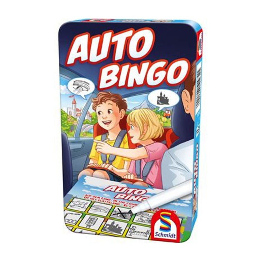 Schmidt Spiele Auto Bingo spil til bilturen i engelsk version